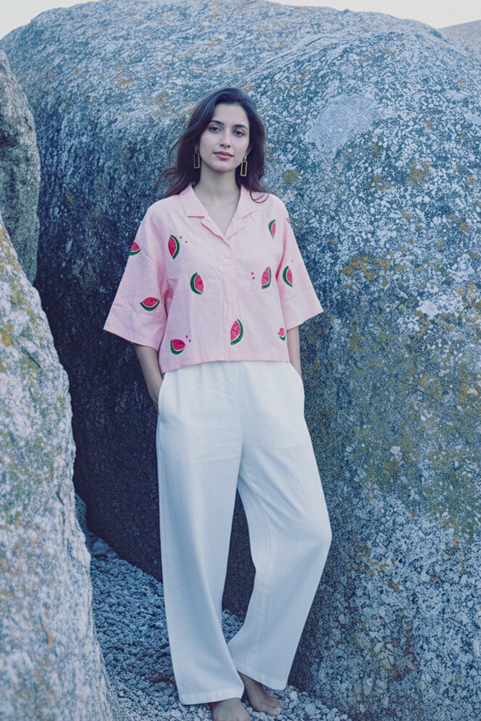 Zara Hatke Hand-painted Shirt