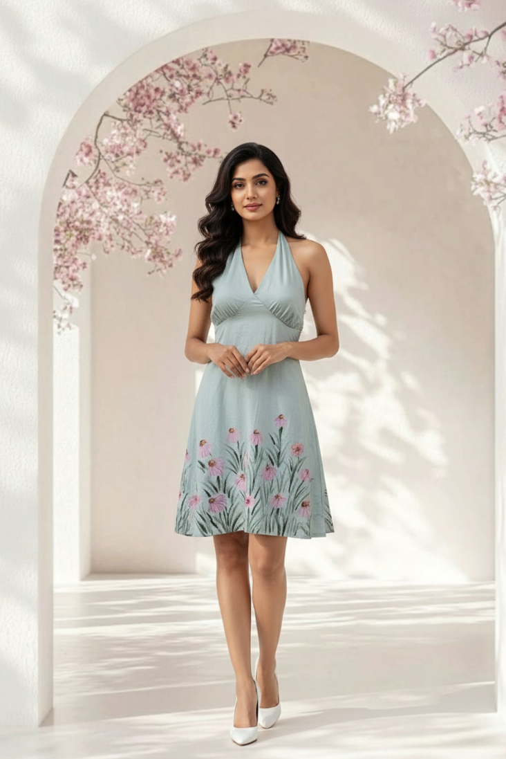 Bageecha Hand-painted Dress