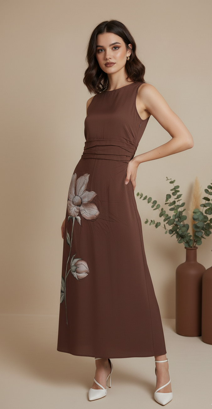 Sukoon Hand-painted Dress