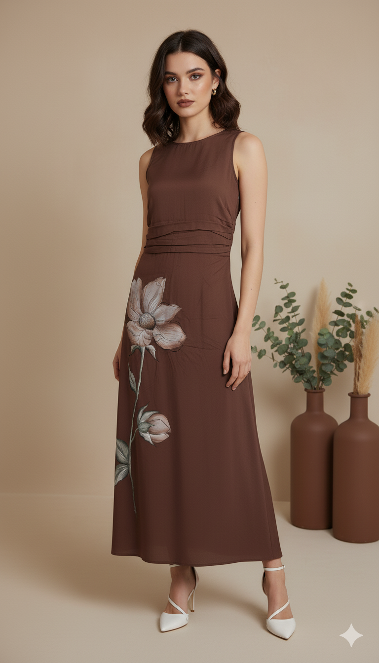 Sukoon Hand-painted Dress