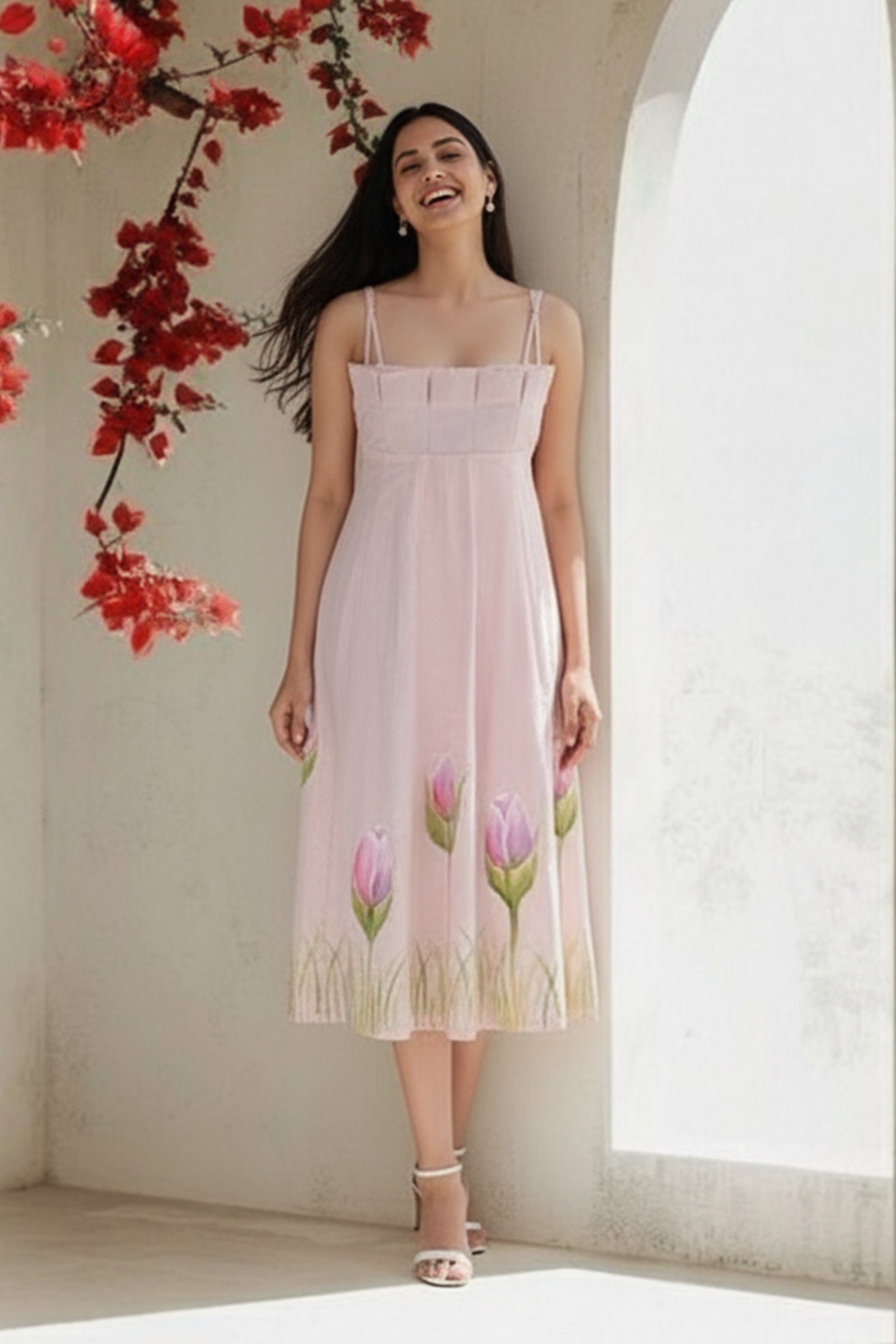 Dilruba Hand-painted Dress