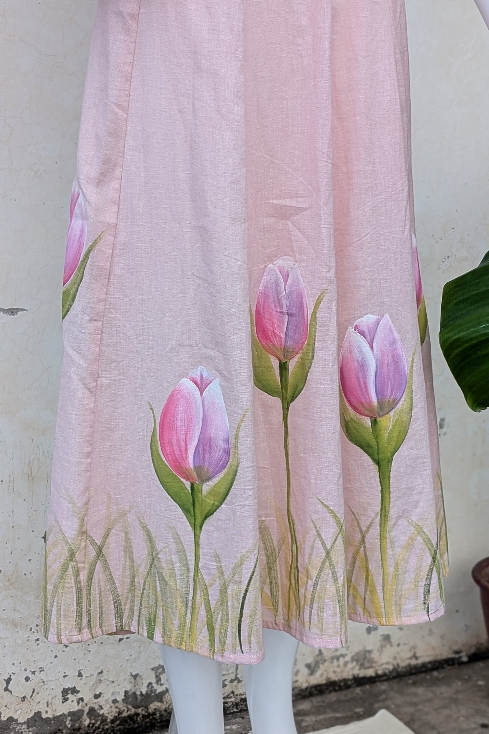 Dilruba Hand-painted Dress