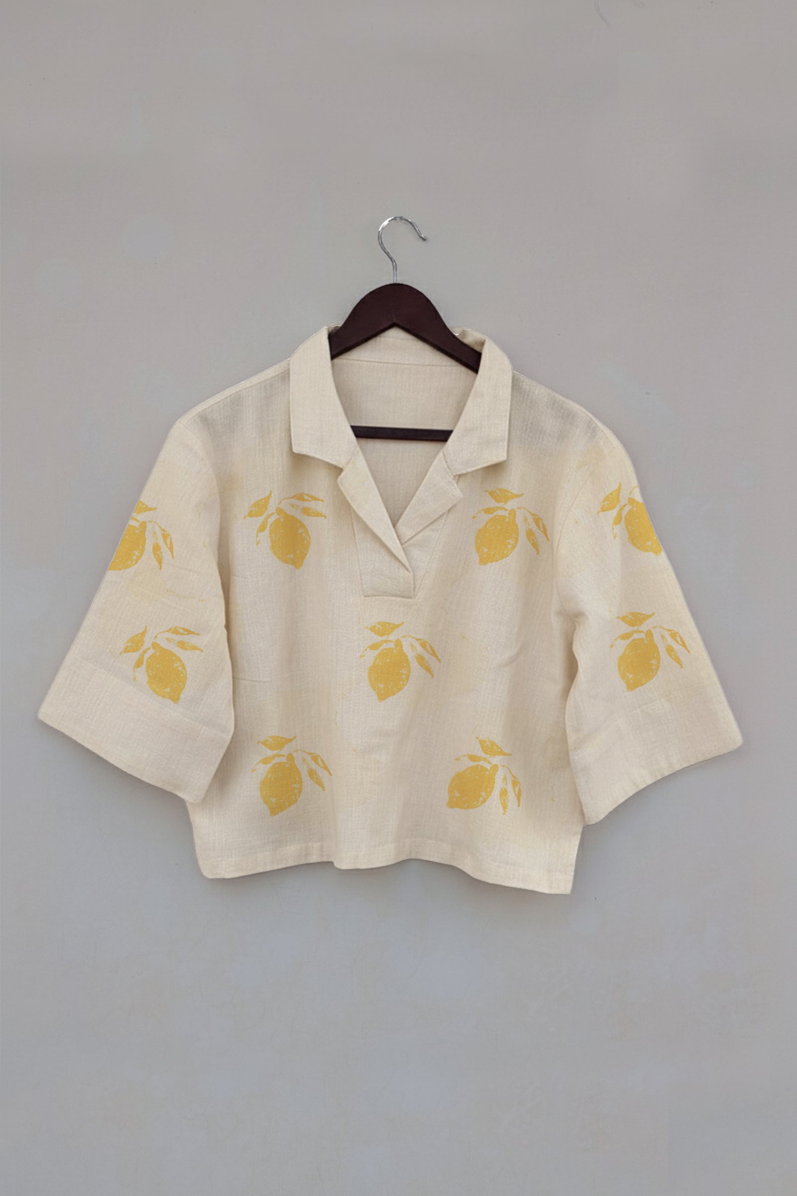 Nimboo Mirchi Hand-painted Shirt