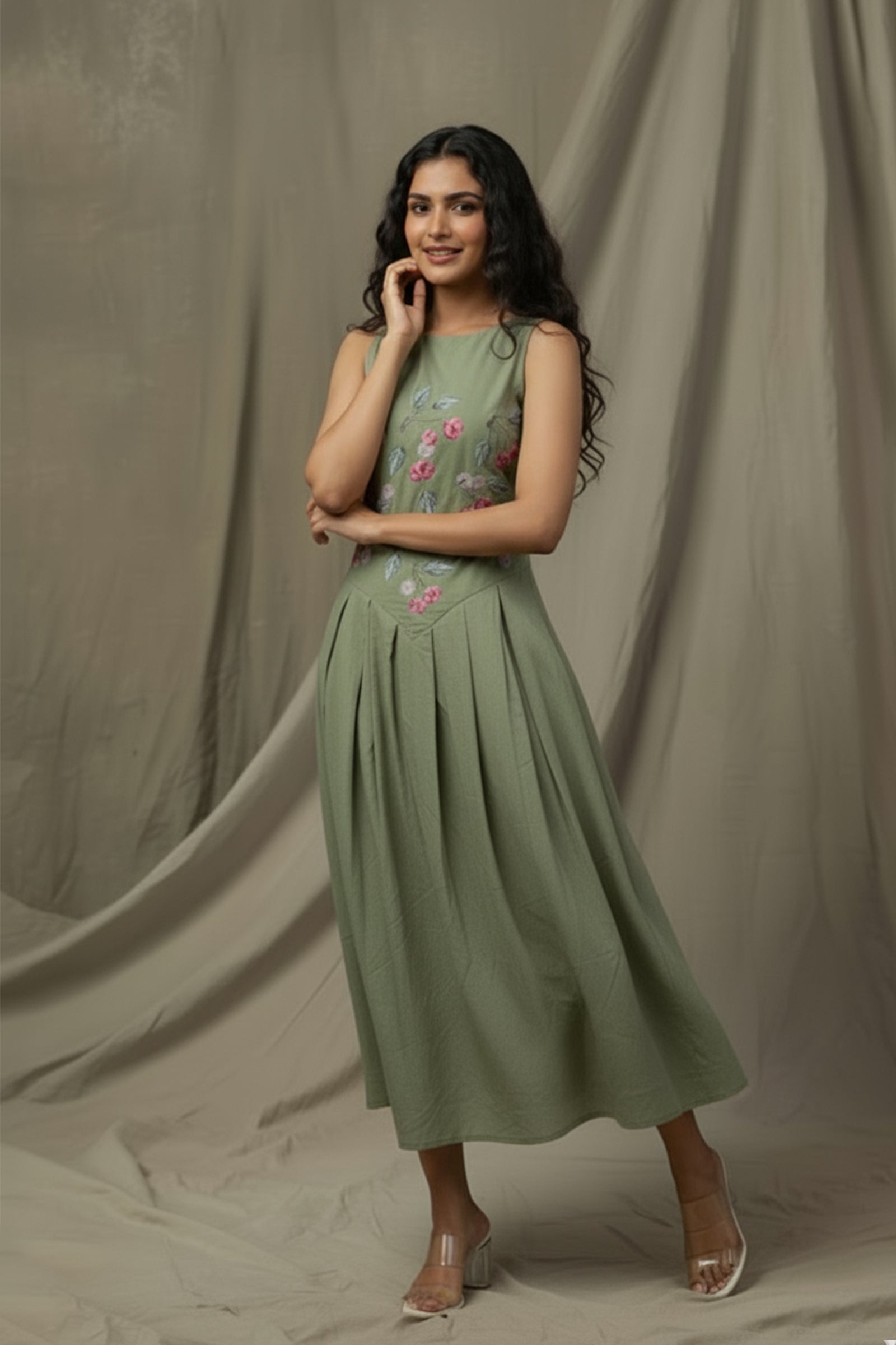 Rasili Hand-painted Dress